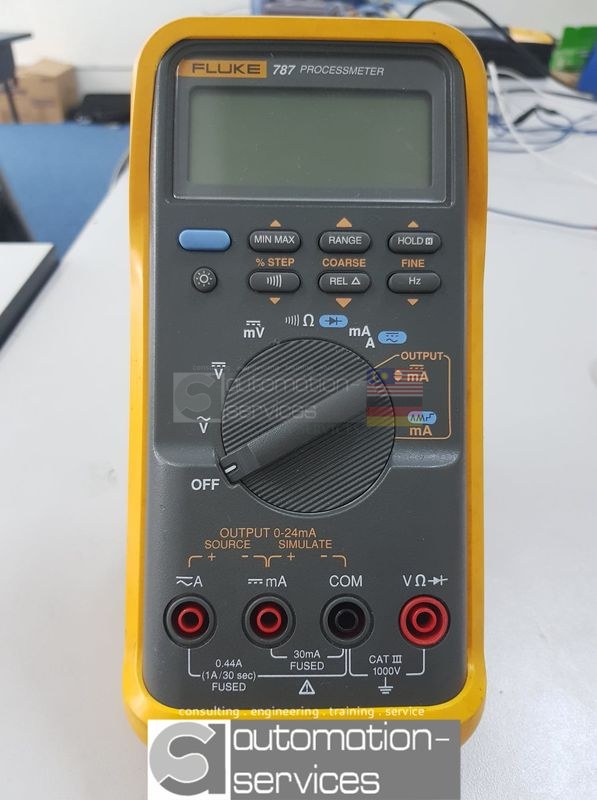 USAGE OF FLUKE 787 PROCESSMETER FOR PLC