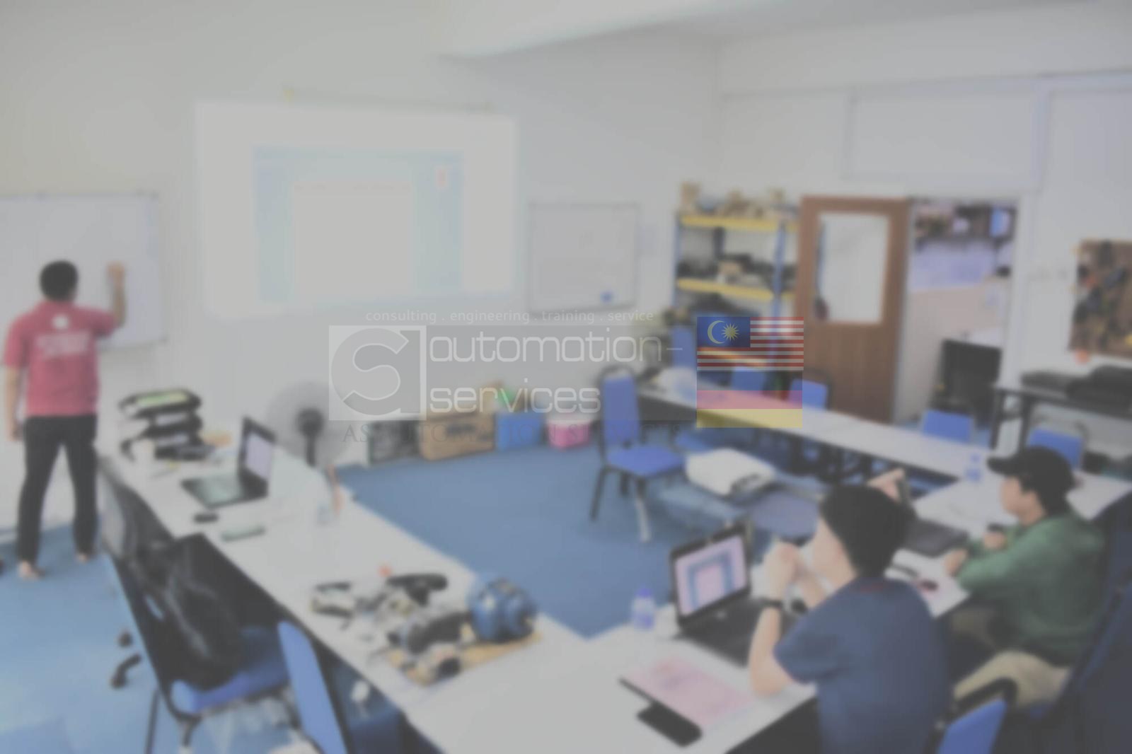 ASASMY training classroom with participants